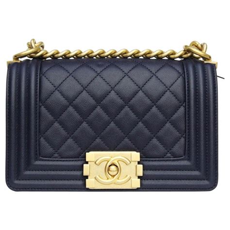 chanel boy bag navy blue|chanel boy small quilted bag.